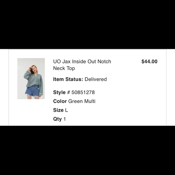 Urban Outfitters Jax Inside Out Notch Neck top - Picture 5 of 6